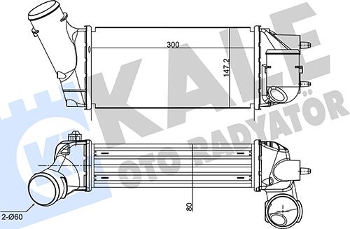 KALE OTO RADYATÖR 350845 - Starpdzesētājs autodraugiem.lv