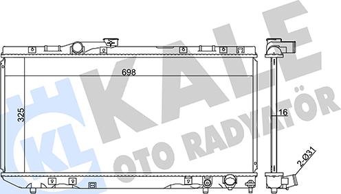 KALE OTO RADYATÖR 351950 - Radiators, Motora dzesēšanas sistēma autodraugiem.lv