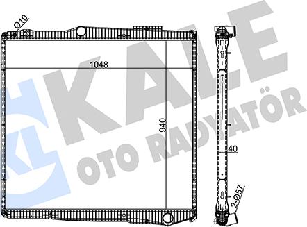 KALE OTO RADYATÖR 351410 - Radiators, Motora dzesēšanas sistēma autodraugiem.lv