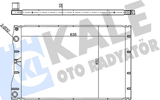 KALE OTO RADYATÖR 351880 - Radiators, Motora dzesēšanas sistēma autodraugiem.lv