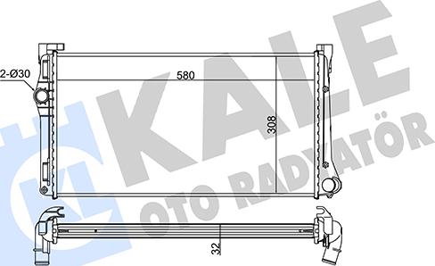 KALE OTO RADYATÖR 351265 - Radiators, Motora dzesēšanas sistēma autodraugiem.lv