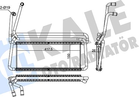 KALE OTO RADYATÖR 351720 - Siltummainis, Salona apsilde autodraugiem.lv