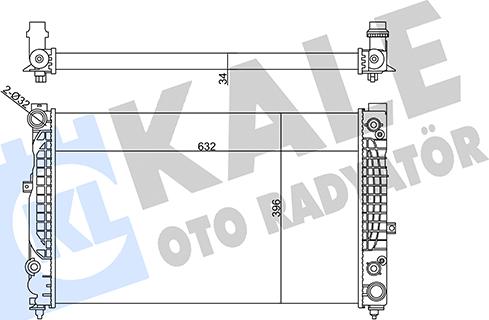 KALE OTO RADYATÖR 358975 - Radiators, Motora dzesēšanas sistēma autodraugiem.lv