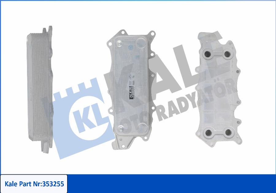 KALE OTO RADYATÖR 353255 - Eļļas radiators, Motoreļļa autodraugiem.lv