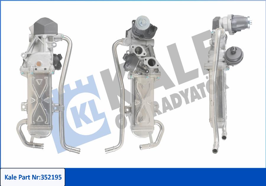 KALE OTO RADYATÖR 352195 - Izpl. gāzu recirkulācijas modulis autodraugiem.lv