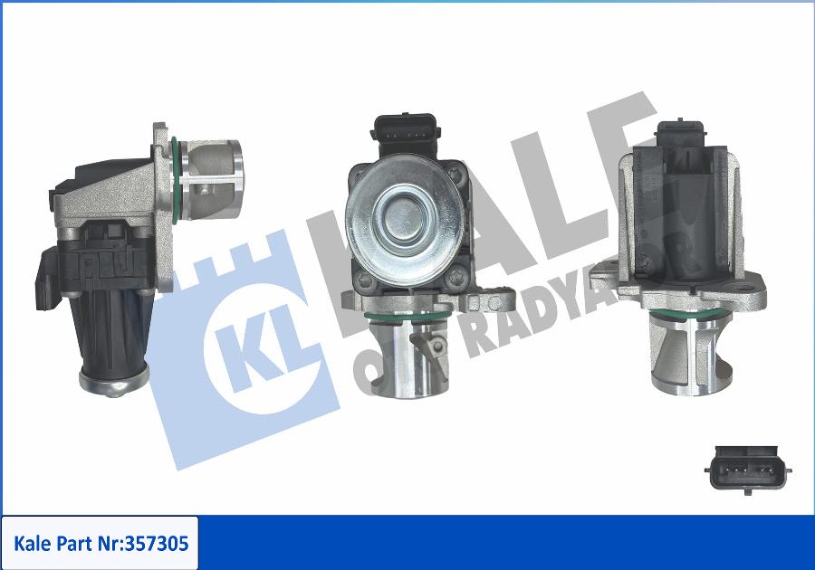 KALE OTO RADYATÖR 357305 - Izpl. gāzu recirkulācijas vārsts autodraugiem.lv