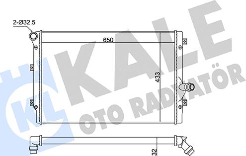 KALE OTO RADYATÖR 363135 - Radiators, Motora dzesēšanas sistēma autodraugiem.lv