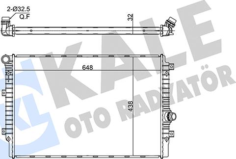 KALE OTO RADYATÖR 363170 - Radiators, Motora dzesēšanas sistēma autodraugiem.lv