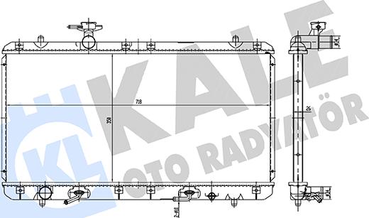 KALE OTO RADYATÖR 362375 - Radiators, Motora dzesēšanas sistēma autodraugiem.lv