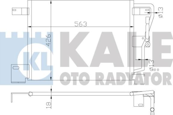 KALE OTO RADYATÖR 385900 - Kondensators, Gaisa kond. sistēma autodraugiem.lv