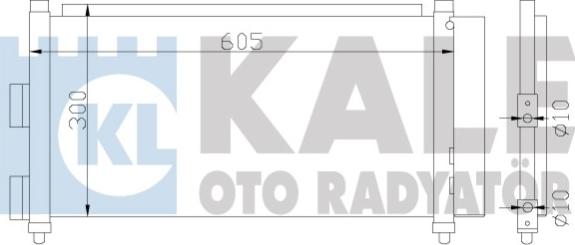 KALE OTO RADYATÖR 386000 - Kondensators, Gaisa kond. sistēma autodraugiem.lv