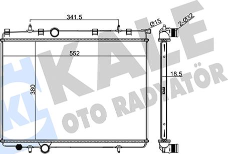 KALE OTO RADYATÖR 213000 - Radiators, Motora dzesēšanas sistēma autodraugiem.lv