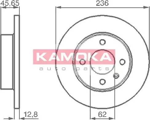 Kamoka 103718 - Bremžu diski autodraugiem.lv