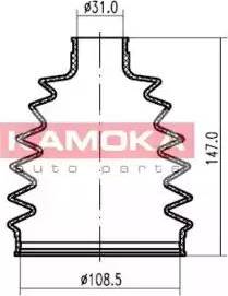 Kamoka 1146508 - Putekļusargs, Piedziņas vārpsta autodraugiem.lv