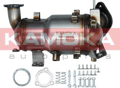 Kamoka 8010039 - Nosēdumu / Daļiņu filtrs, Izplūdes gāzu sistēma autodraugiem.lv