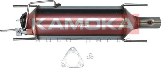 Kamoka 8010025 - Nosēdumu / Daļiņu filtrs, Izplūdes gāzu sistēma autodraugiem.lv