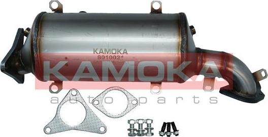 Kamoka 8010021 - Nosēdumu / Daļiņu filtrs, Izplūdes gāzu sistēma autodraugiem.lv