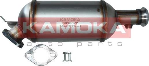 Kamoka 8010072 - Nosēdumu / Daļiņu filtrs, Izplūdes gāzu sistēma autodraugiem.lv