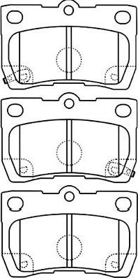 Kavo Parts BP-9099 - Bremžu uzliku kompl., Disku bremzes autodraugiem.lv