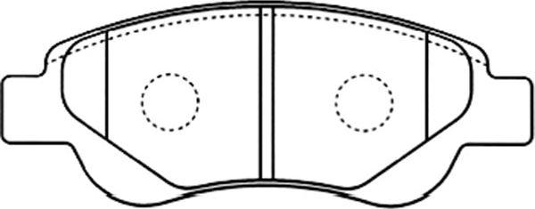 Kavo Parts BP-9097 - Bremžu uzliku kompl., Disku bremzes autodraugiem.lv