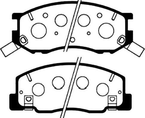 Kavo Parts BP-9041 - Bremžu uzliku kompl., Disku bremzes autodraugiem.lv