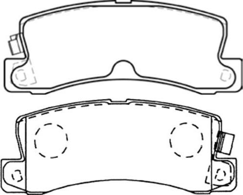 Kavo Parts BP-9059 - Bremžu uzliku kompl., Disku bremzes autodraugiem.lv