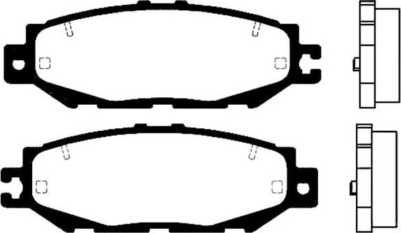 Kavo Parts BP-9057 - Bremžu uzliku kompl., Disku bremzes autodraugiem.lv