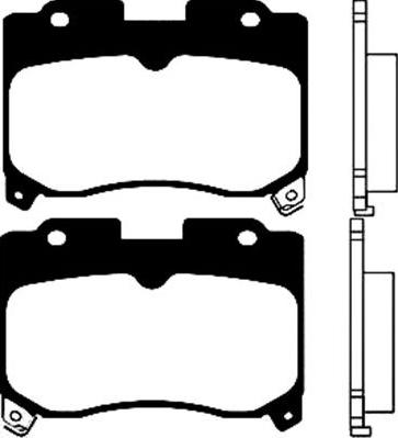 Kavo Parts BP-9034 - Bremžu uzliku kompl., Disku bremzes autodraugiem.lv