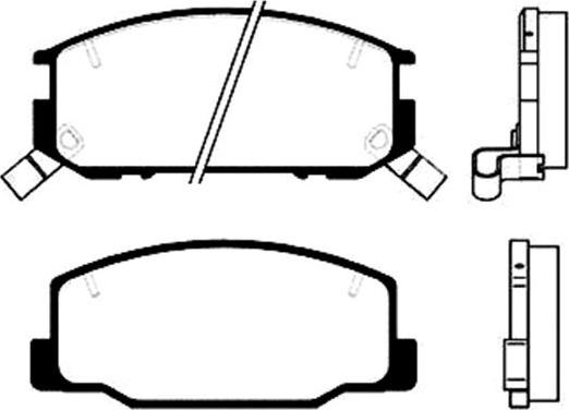 Kavo Parts BP-9021 - Bremžu uzliku kompl., Disku bremzes autodraugiem.lv