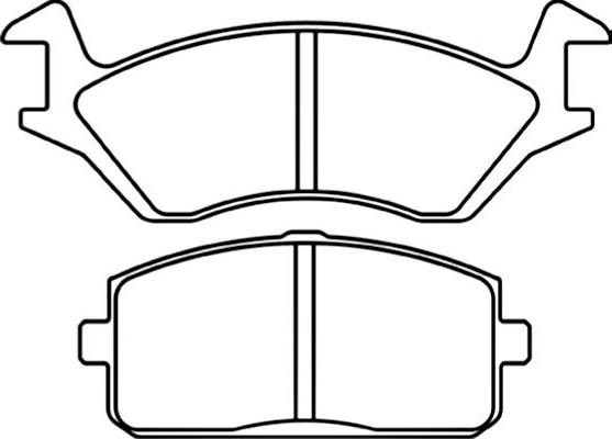 Kavo Parts BP-9078 - Bremžu uzliku kompl., Disku bremzes autodraugiem.lv