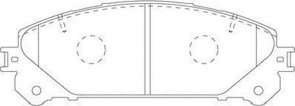 Kavo Parts BP-9140 - Bremžu uzliku kompl., Disku bremzes autodraugiem.lv