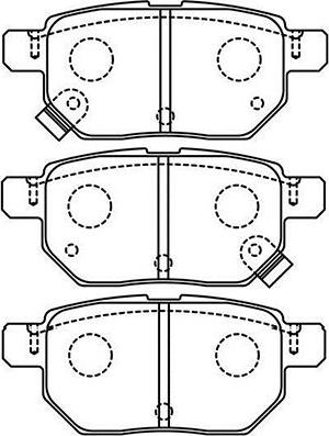 Kavo Parts BP-9148 - Bremžu uzliku kompl., Disku bremzes autodraugiem.lv