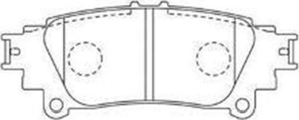 Kavo Parts BP-9142 - Bremžu uzliku kompl., Disku bremzes autodraugiem.lv