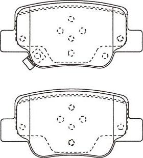 Kavo Parts BP-9147 - Bremžu uzliku kompl., Disku bremzes autodraugiem.lv