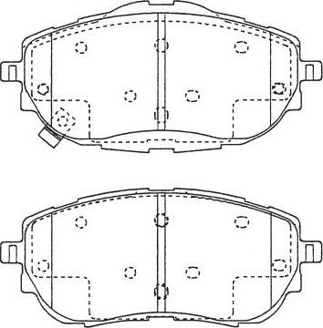 Kavo Parts BP-9150 - Bremžu uzliku kompl., Disku bremzes autodraugiem.lv