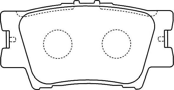 Kavo Parts BP-9104 - Bremžu uzliku kompl., Disku bremzes autodraugiem.lv