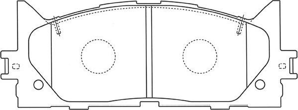 Kavo Parts BP-9105 - Bremžu uzliku kompl., Disku bremzes autodraugiem.lv