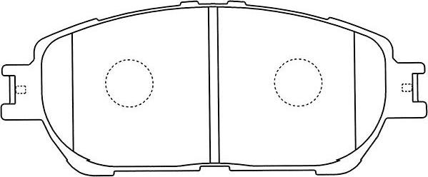 Kavo Parts BP-9108 - Bremžu uzliku kompl., Disku bremzes autodraugiem.lv