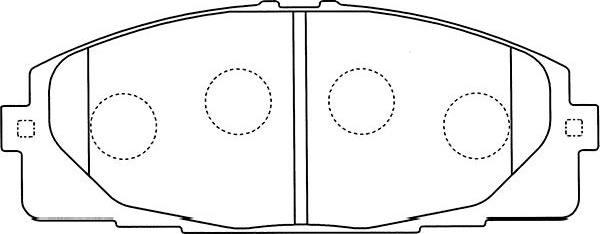 Kavo Parts BP-9107 - Bremžu uzliku kompl., Disku bremzes autodraugiem.lv