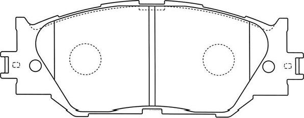 Kavo Parts BP-9114 - Bremžu uzliku kompl., Disku bremzes autodraugiem.lv