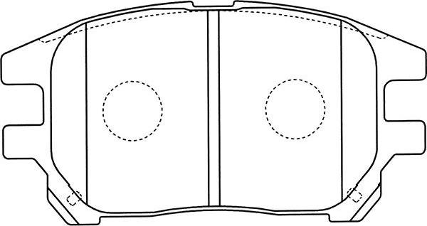 Kavo Parts BP-9111 - Bremžu uzliku kompl., Disku bremzes autodraugiem.lv