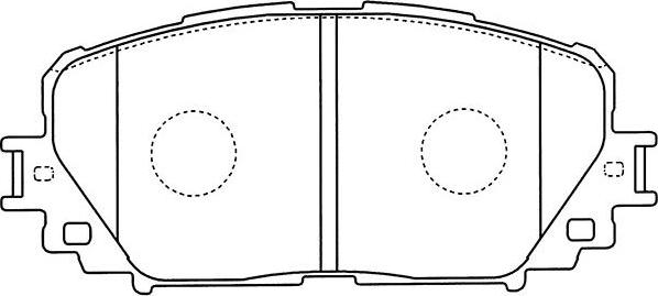 Kavo Parts BP-9118 - Bremžu uzliku kompl., Disku bremzes autodraugiem.lv