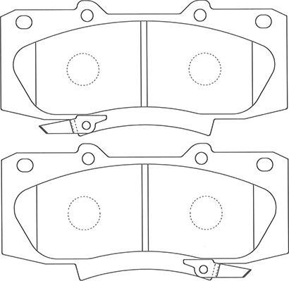 Kavo Parts BP-9139 - Bremžu uzliku kompl., Disku bremzes autodraugiem.lv