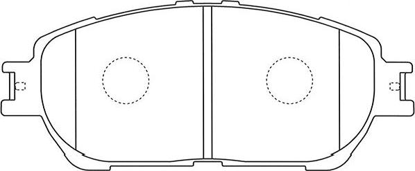 Kavo Parts BP-9130 - Bremžu uzliku kompl., Disku bremzes autodraugiem.lv