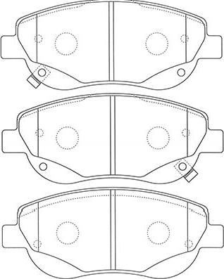 Kavo Parts BP-9133 - Bremžu uzliku kompl., Disku bremzes autodraugiem.lv