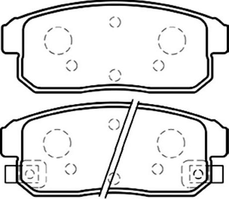 Kavo Parts BP-4559 - Bremžu uzliku kompl., Disku bremzes autodraugiem.lv