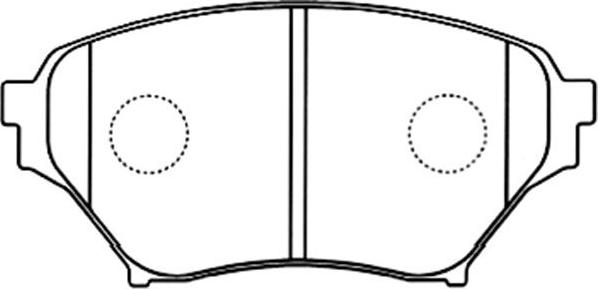 Kavo Parts BP-4562 - Bremžu uzliku kompl., Disku bremzes autodraugiem.lv