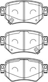 Kavo Parts BP-4588 - Bremžu uzliku kompl., Disku bremzes autodraugiem.lv