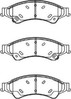 Kavo Parts BP-4583 - Bremžu uzliku kompl., Disku bremzes autodraugiem.lv