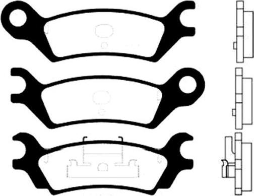 Kavo Parts BP-4539 - Bremžu uzliku kompl., Disku bremzes autodraugiem.lv